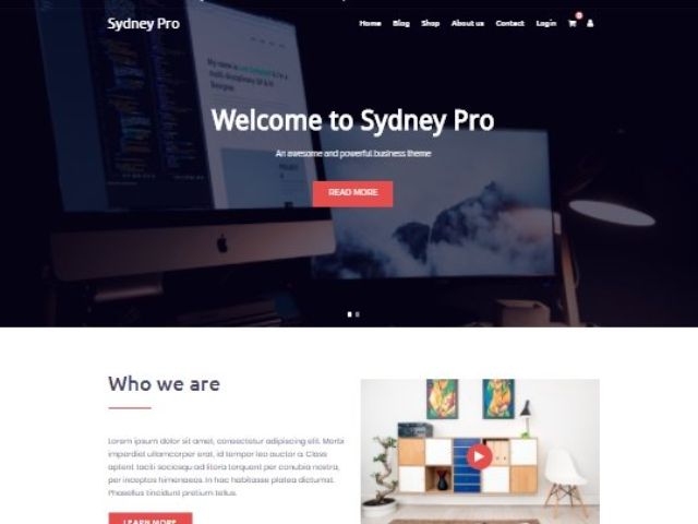 theme wordpress-Sydney